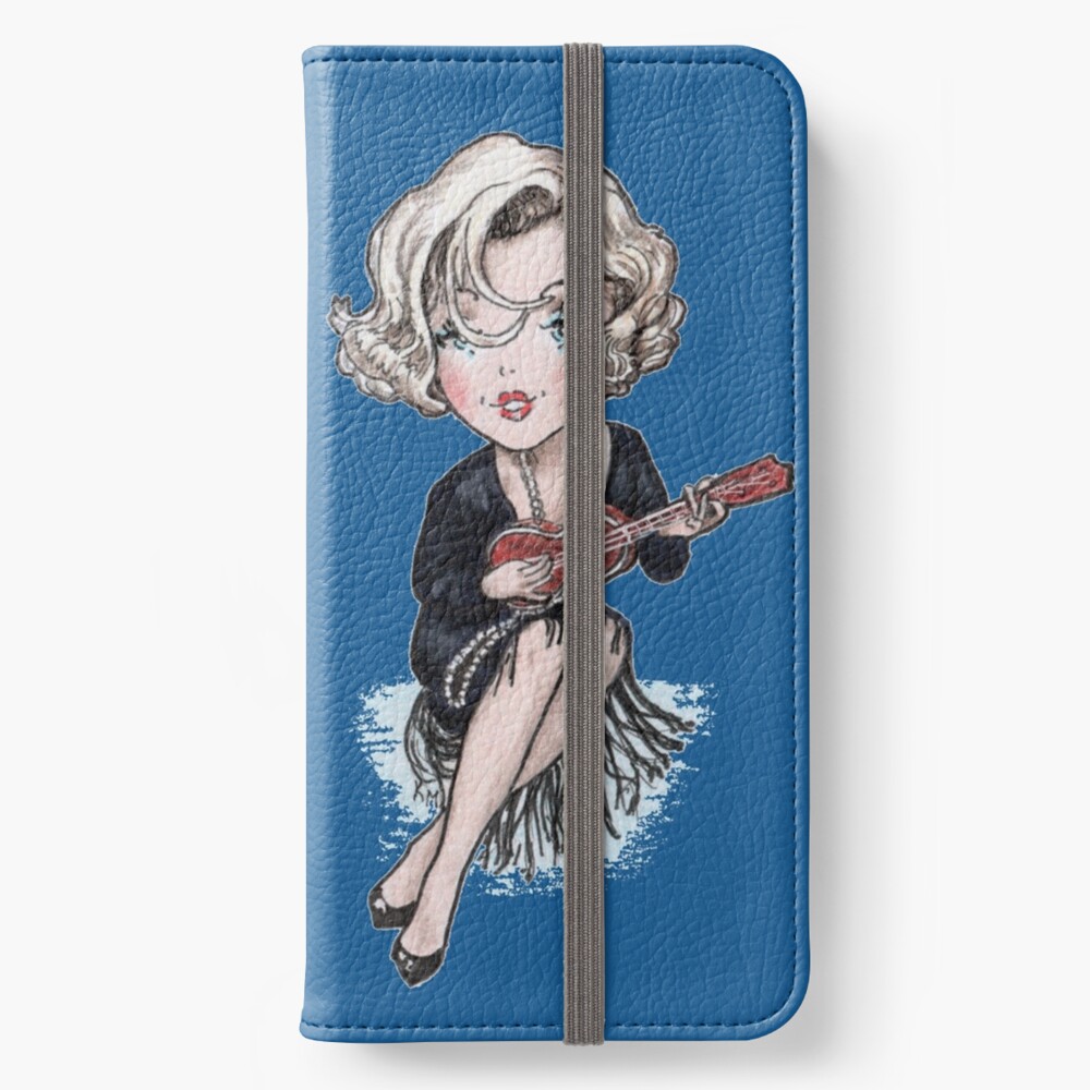 Marilyn Monroe - Wallet with Zippers - Red/White Striped and Wearing a  White Fur, Bags, Wallets & Company