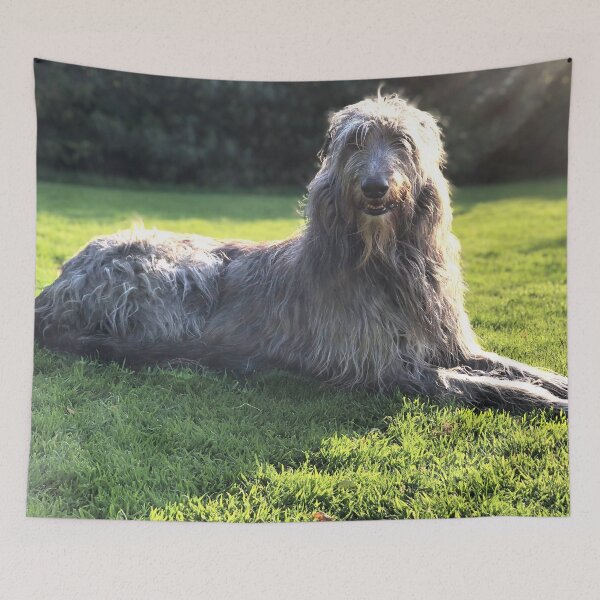Item preview, Deerhound in the Garden designed and sold by DeerhoundRhodry.