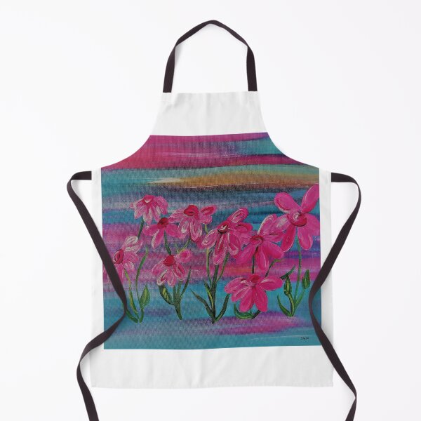 Item preview, Pink Gerbera Daisies on Burlap designed and sold by EloiseArt.