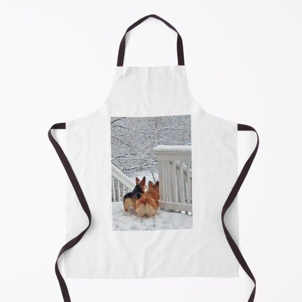 Item preview, Two Corgis in Winter designed and sold by RockCreek.