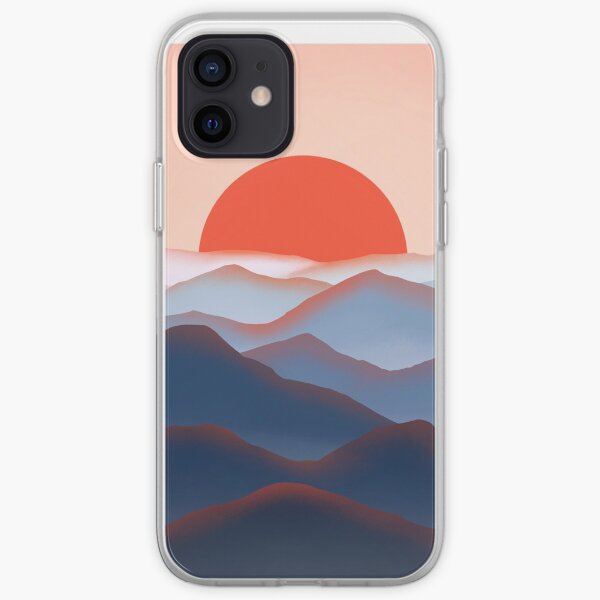 Mountain Sunrise Mist iPhone Soft Case