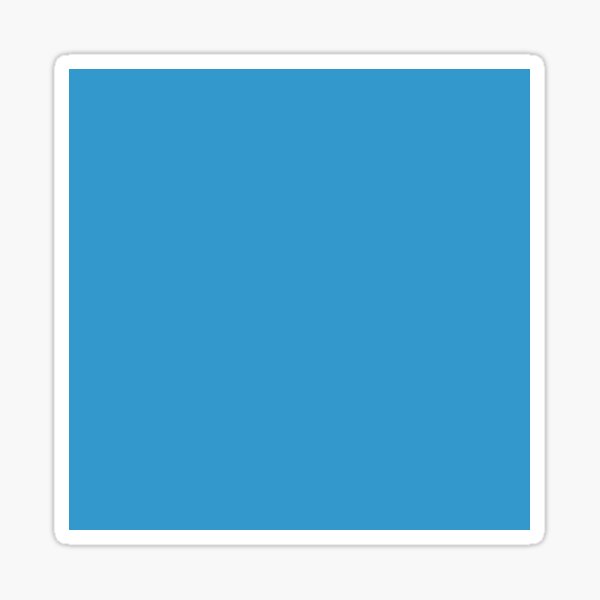 Steel Blue Color Sticker