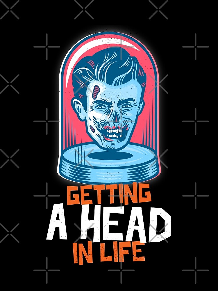 Thumbnail 3 of 3, Scarf, Getting A Head In Life designed and sold by WriteThatDown.