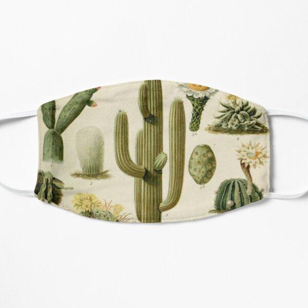 Naturalist Cacti Flat Mask