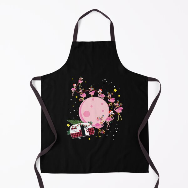 Item preview, Flamingo Camper Christmas Santa Xmas For Glamping Animal Lover designed and sold by MarkHudson78.