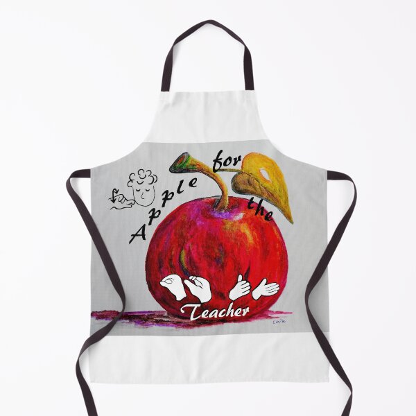 Item preview, ASL Apple for the Teacher designed and sold by EloiseArt.