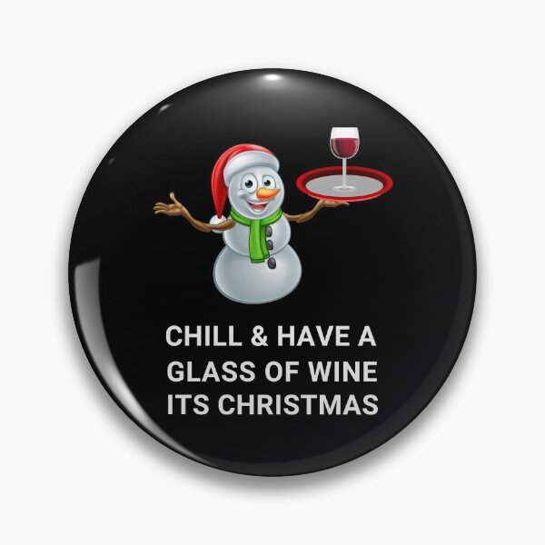 Artikelvorschau, Schneemann Chill und haben ein Glas Wein Weihnachtsferien Festliches Design entworfen und verkauft von sinceanna.