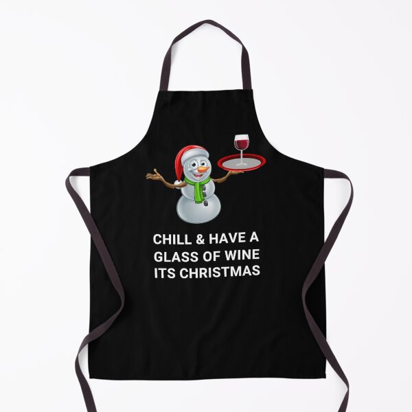 Artikelvorschau, Schneemann Chill und haben ein Glas Wein Weihnachtsferien Festliches Design entworfen und verkauft von sinceanna.
