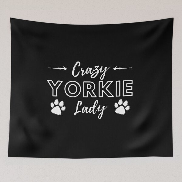 Item preview, Crazy Yorkie Lady designed and sold by DidouAndLique.