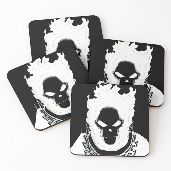 Item preview, ghost in metal flames ecopop designed and sold by jorgelebeau.