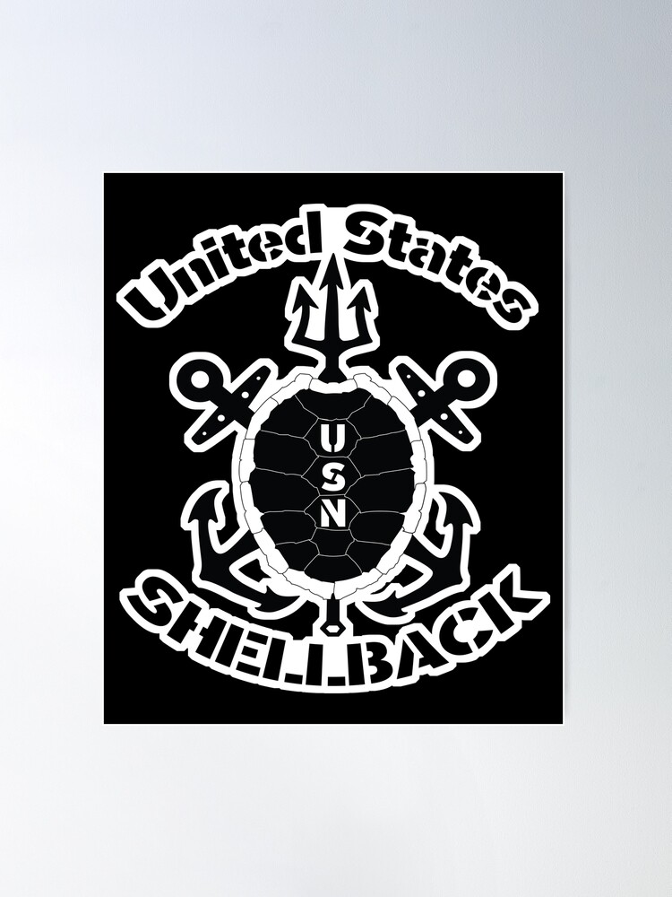 Polywogs Beware Honorable Shellback Navy T Shirt 21852 Polywogs Beware Honorable Shellback Navy T Shirt 21852