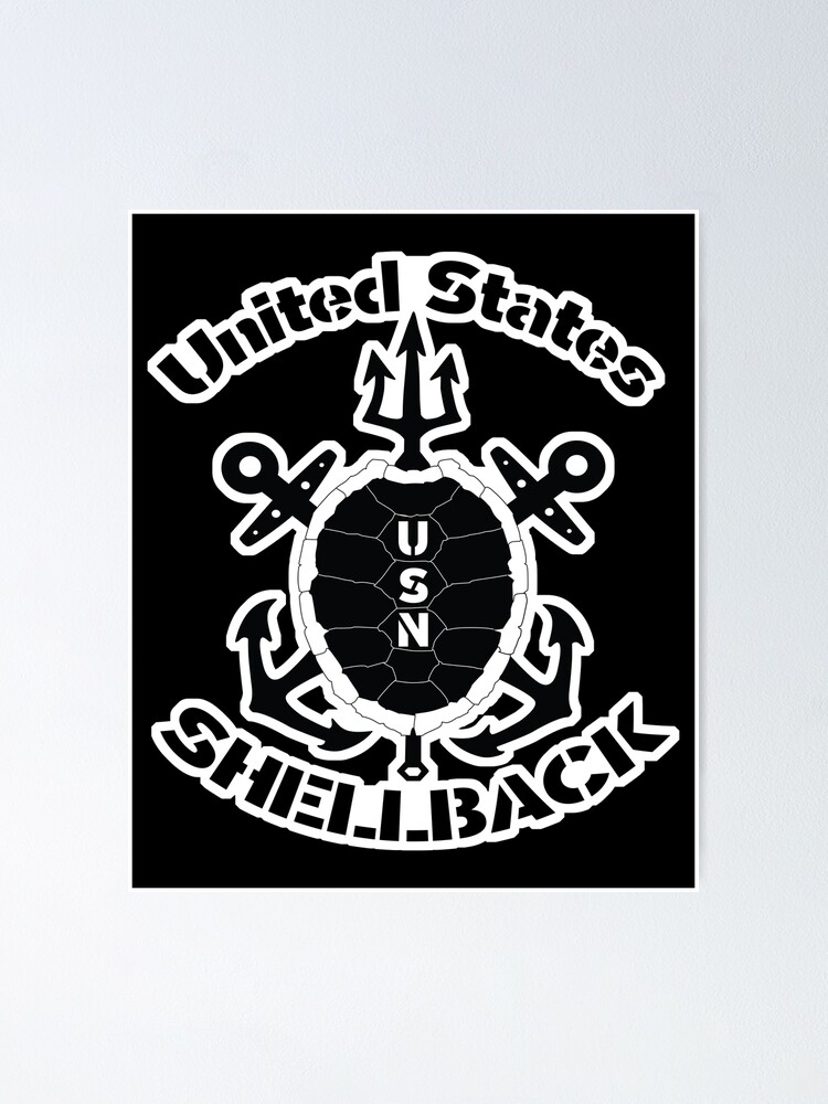 Polywogs Beware Honorable Shellback Navy T Shirt 21852 Polywogs Beware Honorable Shellback Navy T Shirt 21852