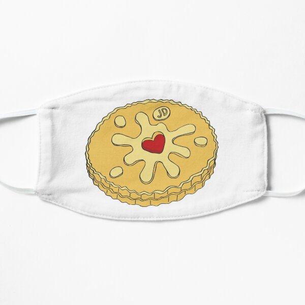 Jammy Dodger Flat Mask