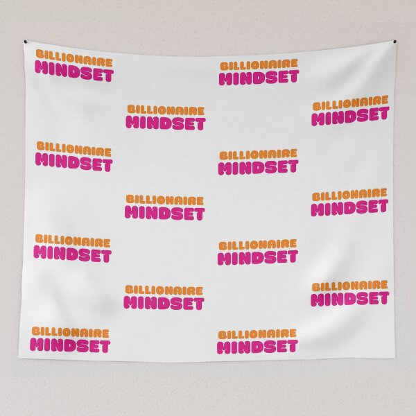Item preview, BILLIONAIRE MINDSET (Dunkin Design) designed and sold by LiveAndGlow.