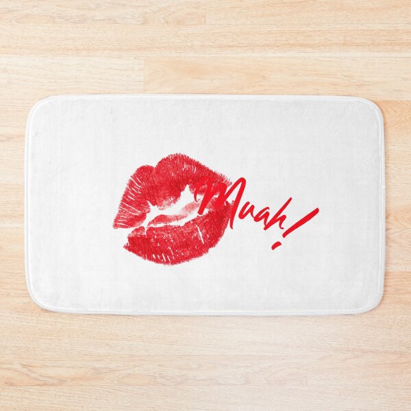 Item preview, Kiss "Muah!" Red lips design designed and sold by SmoothDesigner.