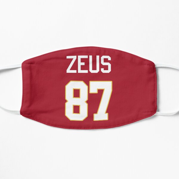 Limited Edition Zeus 87 Jersey Style Shirt, Kansas City Chiefs Shirt, Mug, Hoodie & Wall Tapestry! Mask