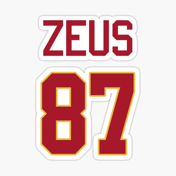 Chiefs Jersey Stickers for Sale