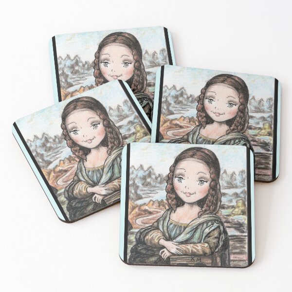 Item preview, Cartoon Mona Lisa designed and sold by Katerina Makarova.