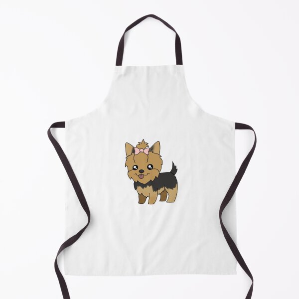 Item preview, Yorkie Puppy Print designed and sold by DoodlesByNat.
