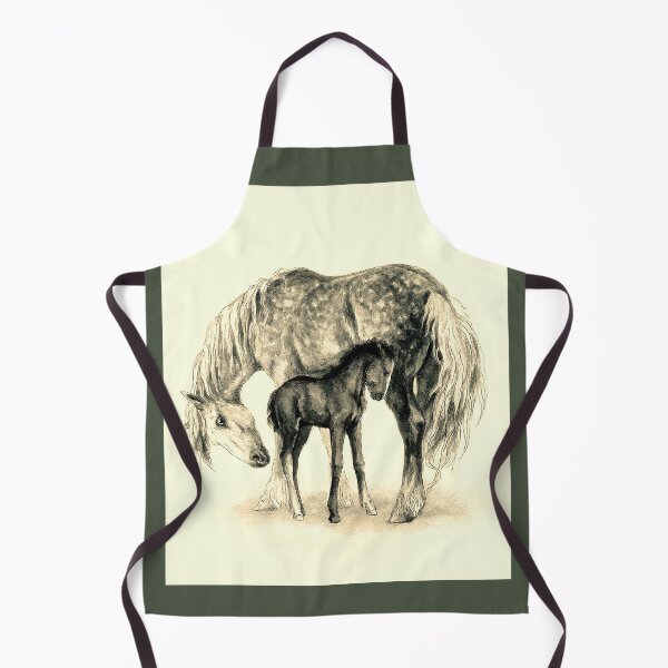 Item preview, A mother horse with her foal designed and sold by Telion-Gall.