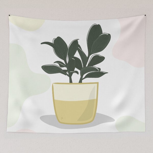 Item preview, Rubber Plant (Ficus Elastica) designed and sold by yanatibear.