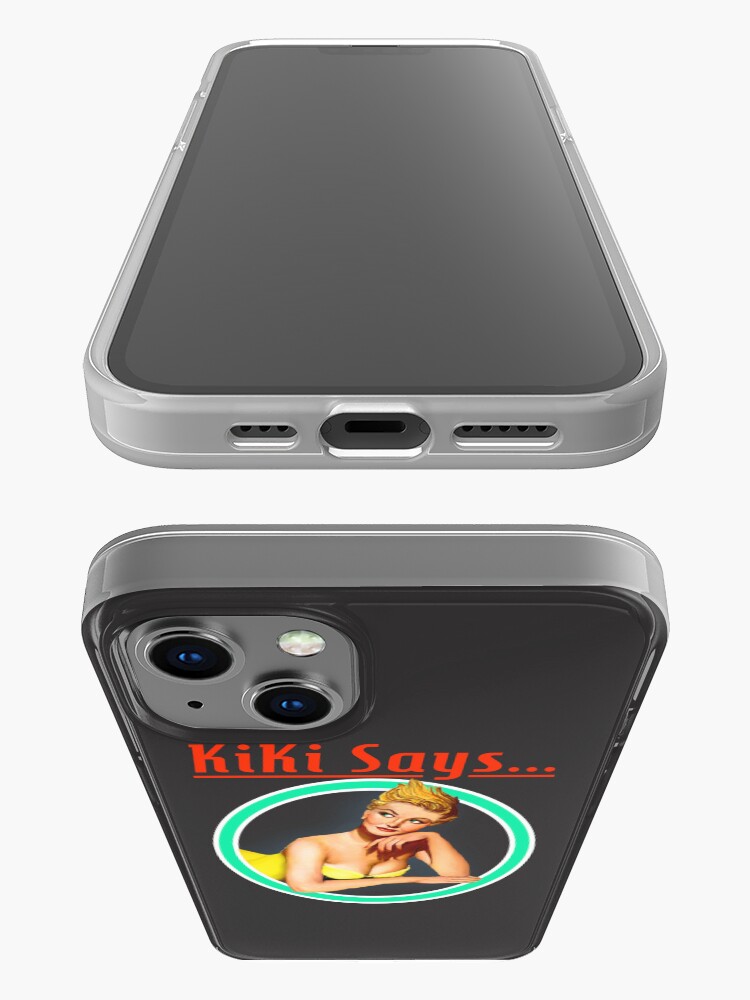 Alternate view of Kiki Says Logo Phone Case iPhone Case