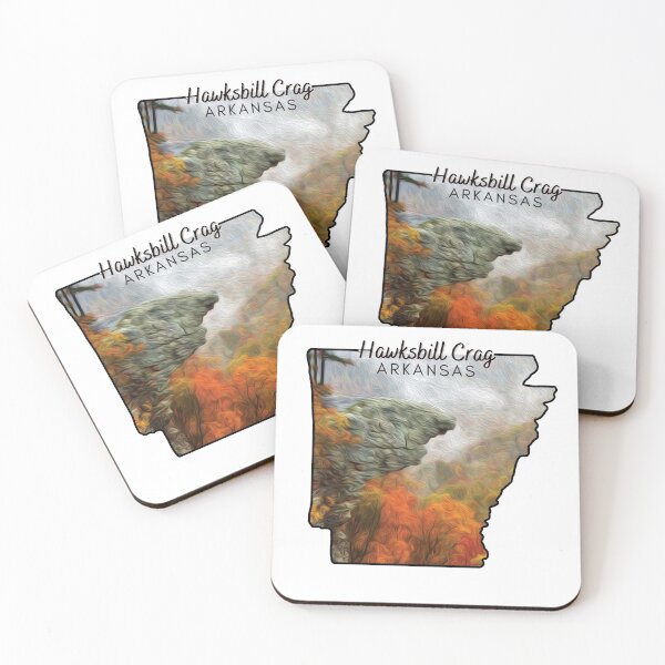 Item preview, Hawksbill Crag Arkansas Sticker designed and sold by JustPeachyPress.