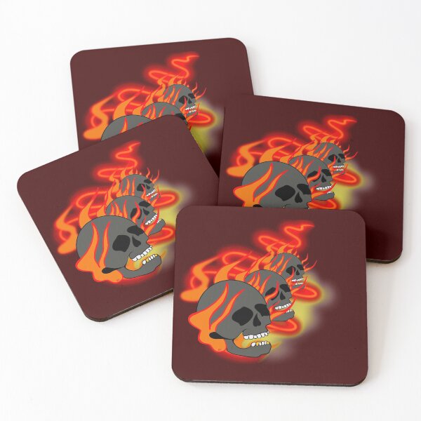 Item preview, Fire skulls designed and sold by BV-creas.