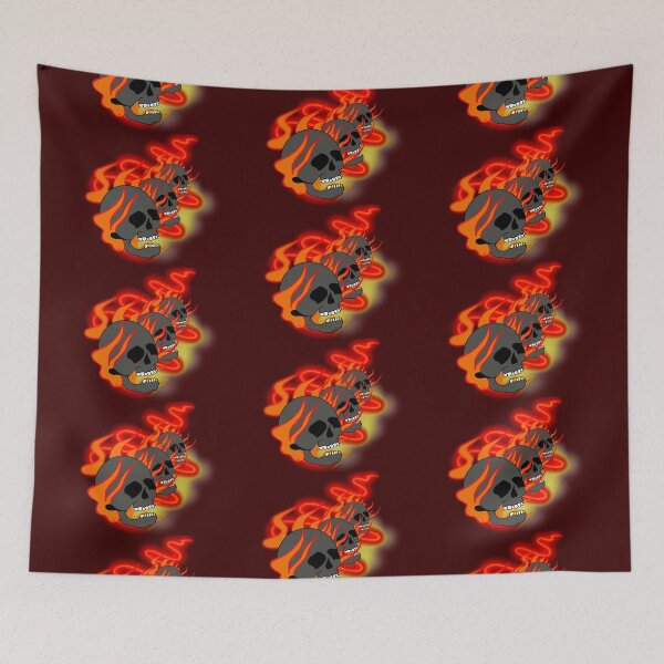 Item preview, Fire skulls designed and sold by BV-creas.