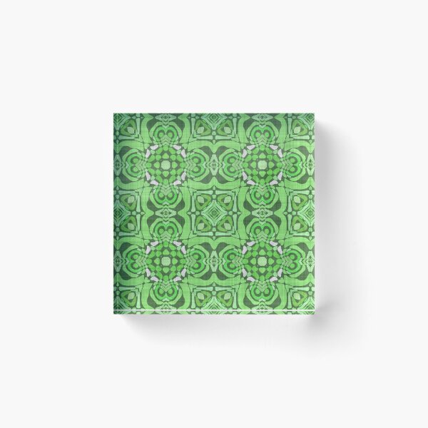 Item preview, Intricate Decorative Ottoman Temple Pattern - Mint Lime designed and sold by Wizzles Emporium.