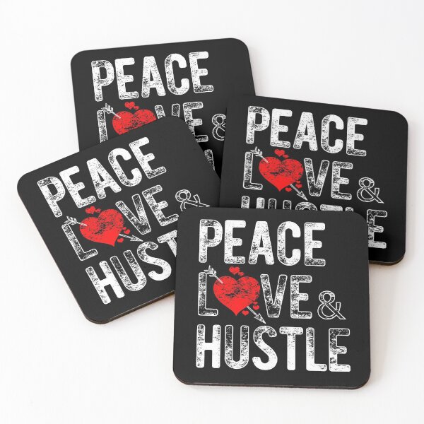 Item preview, Peace Love & Hustle, Heart, Hustle Mentality, Hustle Life designed and sold by HustleLife.