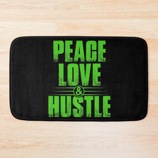 Item preview, Peace Love & Hustle, Retro, Heart, Hustle Mentality, Hustle Life designed and sold by HustleLife.