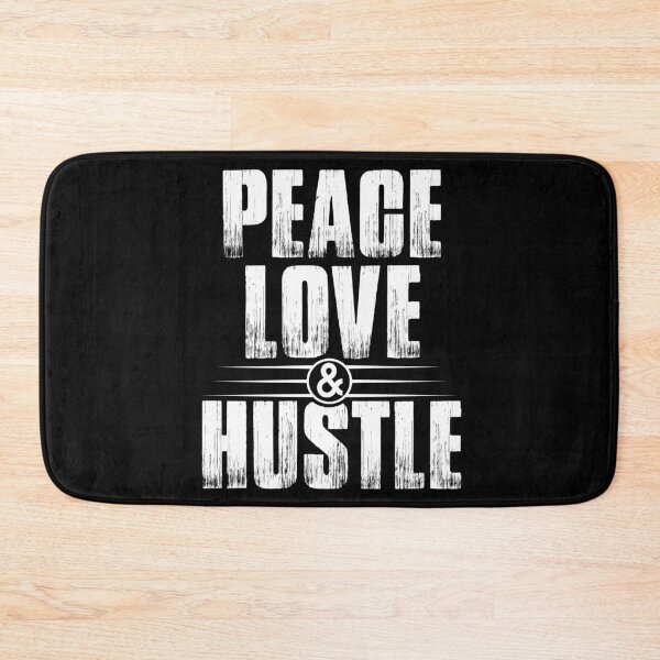 Item preview, Peace Love & Hustle, Retro, Heart, Hustle Mentality, Hustle Life designed and sold by HustleLife.