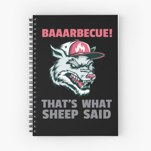 Item preview, Baaarbecue! That's What Sheep Said BBQ designed and sold by AndApArt.