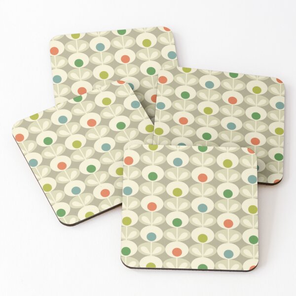 Marimekko Orla kiely design Coasters (Set of 4)