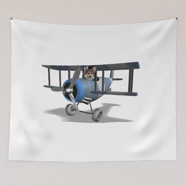 Item preview, Corgi in a Bi-plane designed and sold by RockCreek.