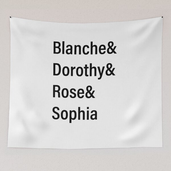 Item preview, Blanche& Dorothy& Rose& Sophia - Black text designed and sold by TWPCdesigns.