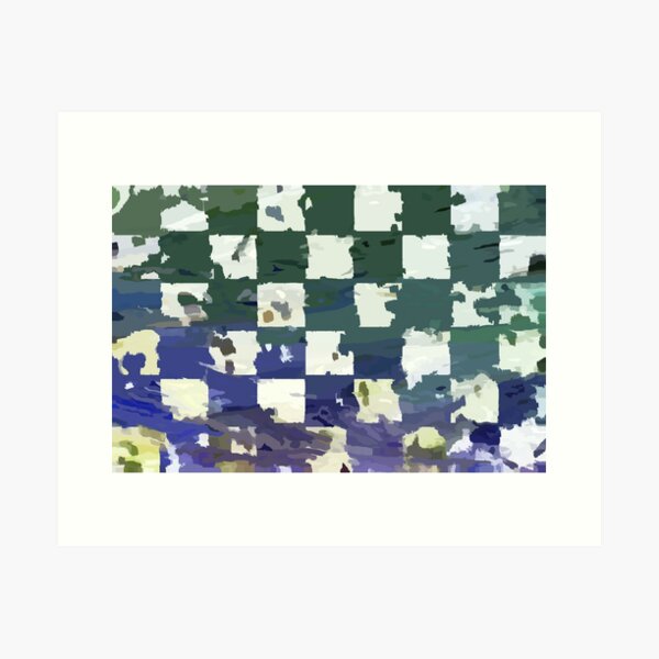 Item preview, Painterly Checkerboard designed and sold by Hsaka.