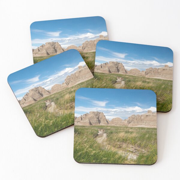 Item preview, Big Badlands Overlook in Badlands National Park, as a thunderstorm rolls in designed and sold by mkopka.