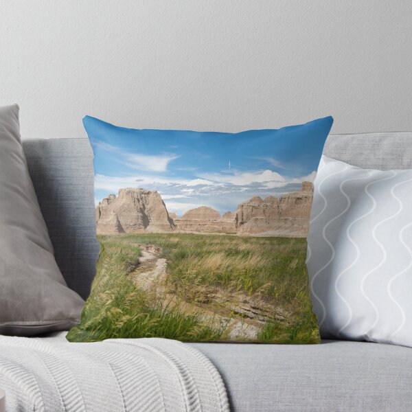 Item preview, Big Badlands Overlook in Badlands National Park, as a thunderstorm rolls in designed and sold by mkopka.