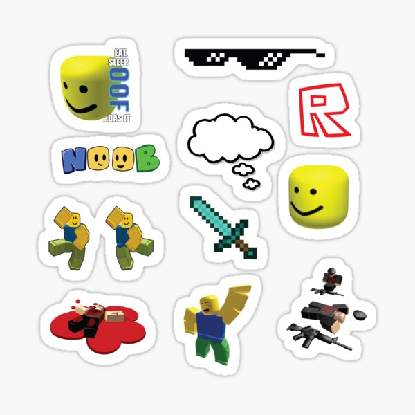 Prestonplayz Stickers Redbubble - youtube roblox pat and jen army of noobs