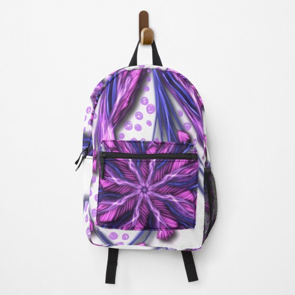 Item preview, Pink and purple wildflowers spin and sway within one flower designed and sold by busyBeanz.