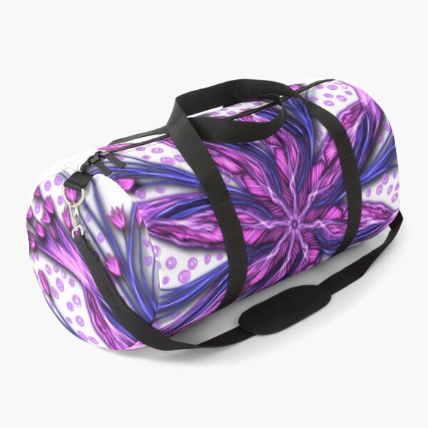 Item preview, Pink and purple wildflowers spin and sway within one flower  designed and sold by busyBeanz.