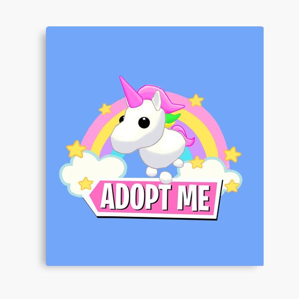 Adopt Me Unicorn Canvas Prints Redbubble - new pet kitsune reveal animator q a adopt me on roblox youtube
