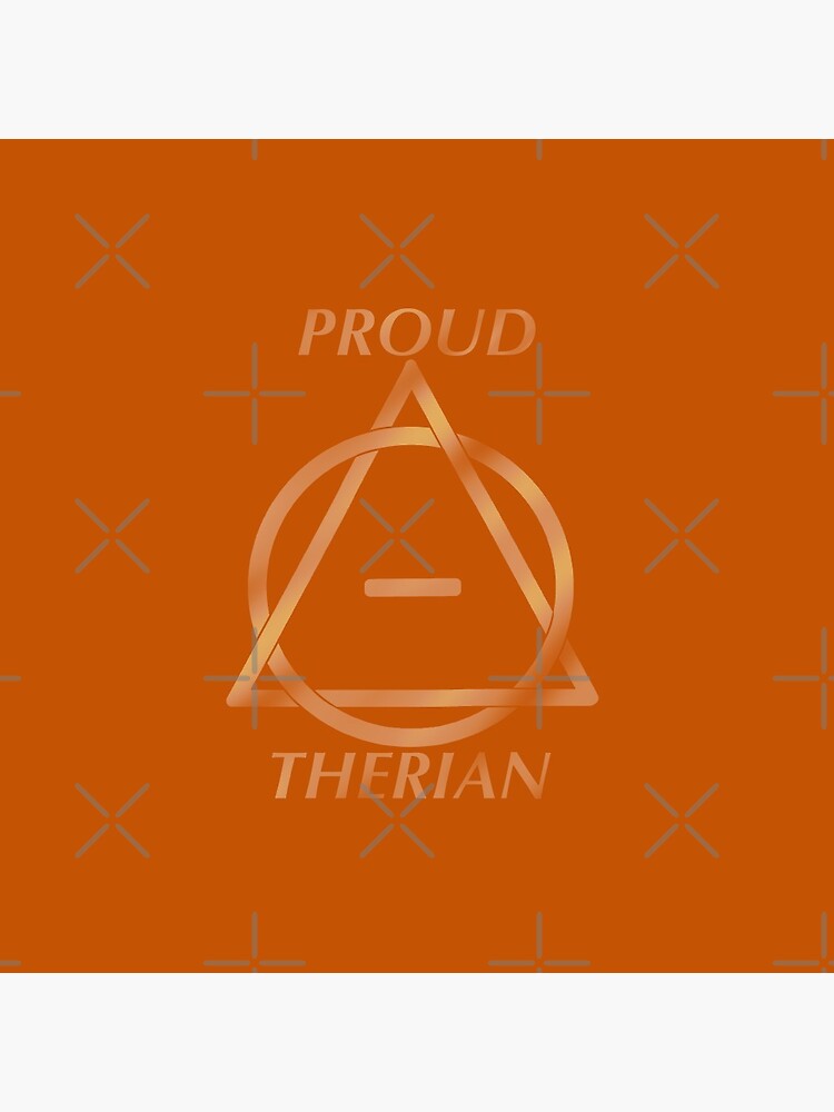 Dark red therian theta delta Sticker for Sale by DraconicsDesign