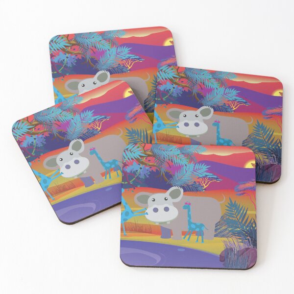 Item preview, Colorful animal themed products for young animal lovers designed and sold by bluegiraffekids.