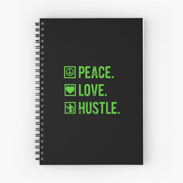 Item preview, Peace Love & Hustle, Icons, Heart, Hustle Mentality, Hustle Life designed and sold by HustleLife.