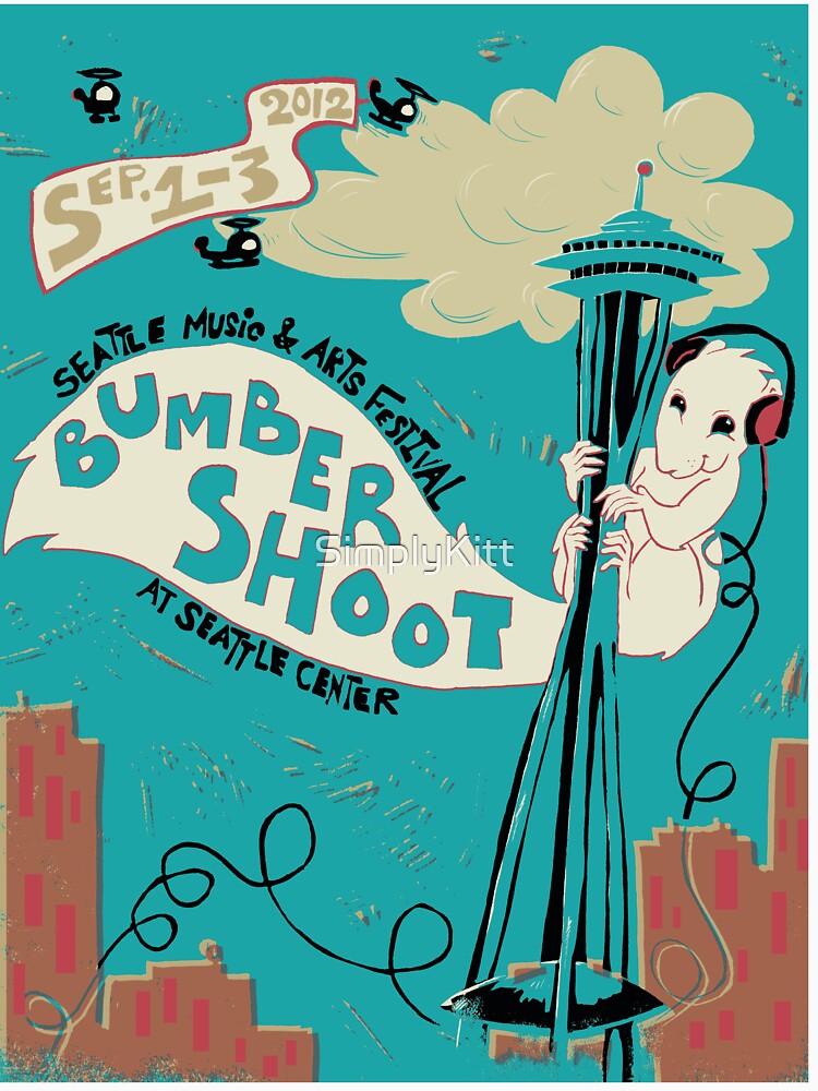 "Bumbershoot Poster" Tshirt for Sale by SimplyKitt Redbubble