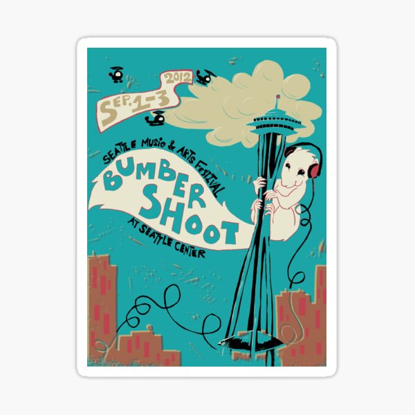 Item preview, Bumbershoot Poster designed and sold by SimplyKitt.