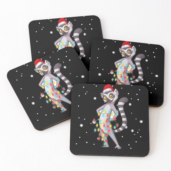 Item preview, Christmas Lights Female Lemur designed and sold by FelixSchulze.